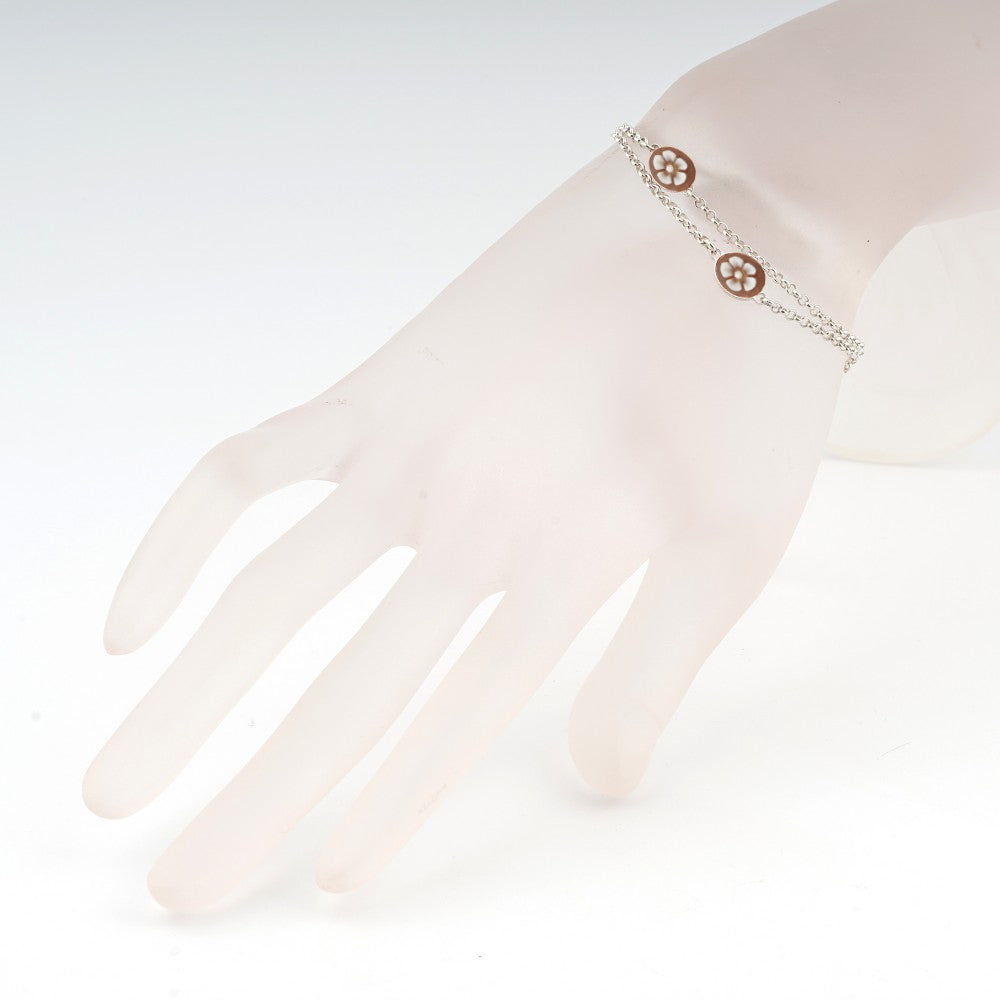 Bracciale Donna Cameo Italiano Argento 925 Fiori B128D-B